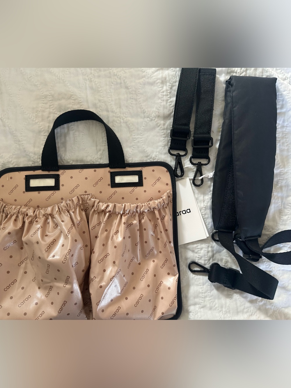 Caraa Baby Diaper Caddy + stroller straps + bag strap